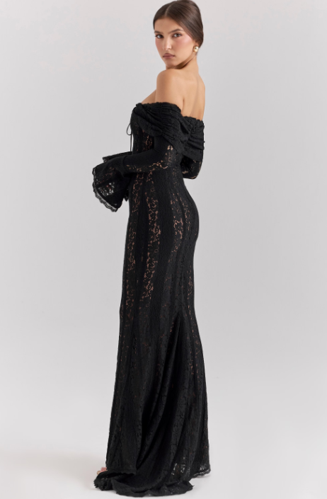 Tiffany Classy Maxi krajkové šaty