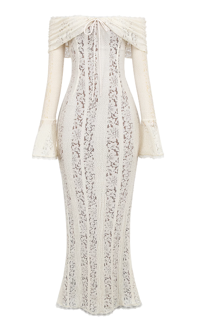 Tiffany Classy Maxi krajkové šaty