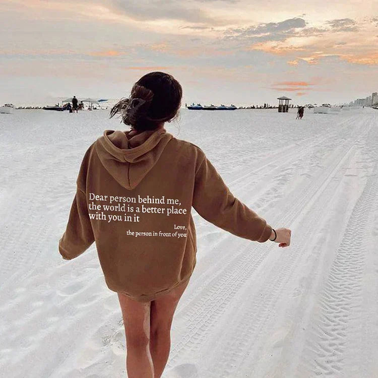 1+1 FREE Dear Person Behind Me (You are enough) Hoodie