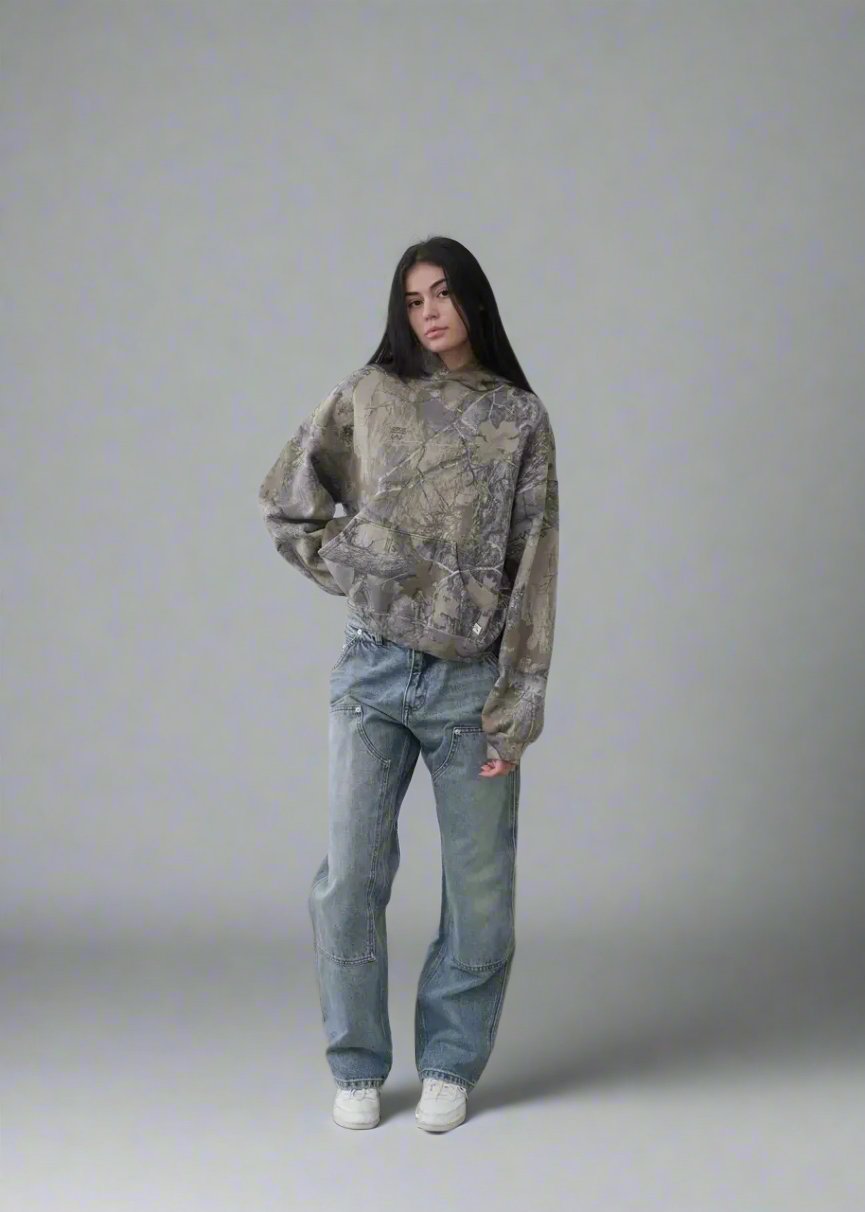 Mikina s kapucí Camo Unisex