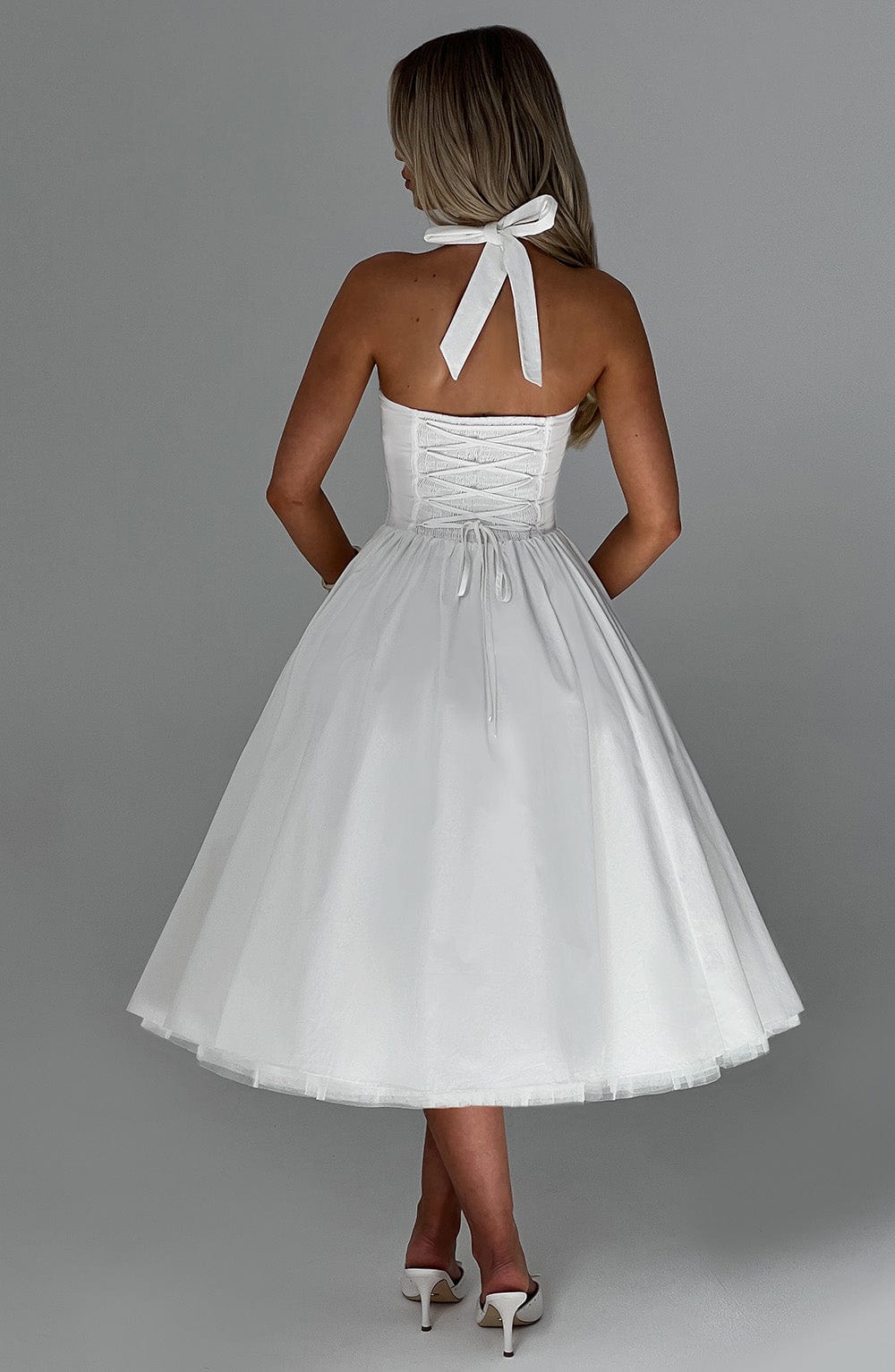 Monaco Grace Corset Midi Dress