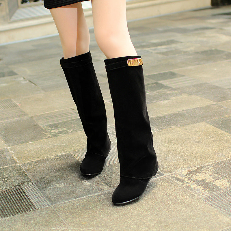 Fall Boots with Lock