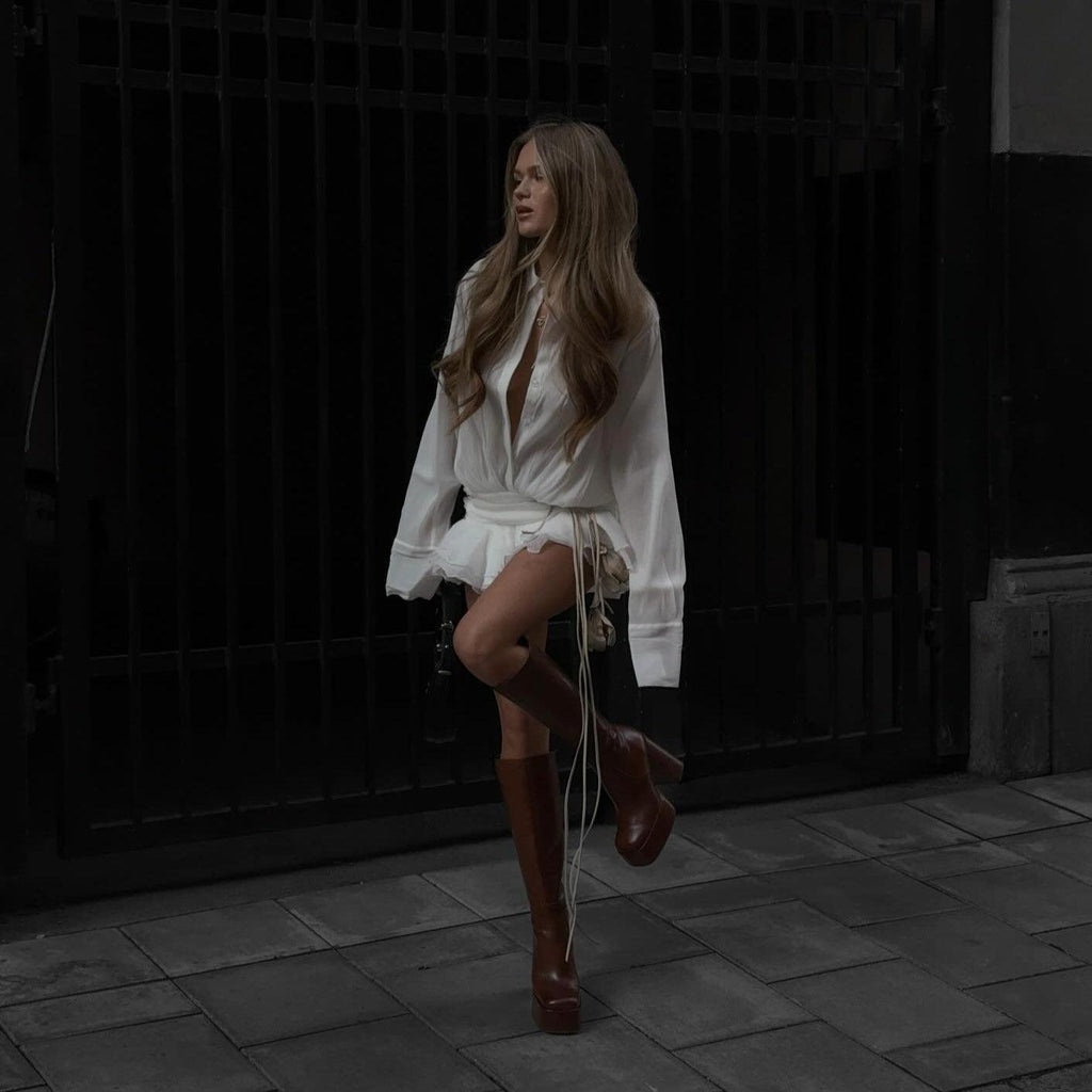 Brynlee | Plisované Mini Šaty