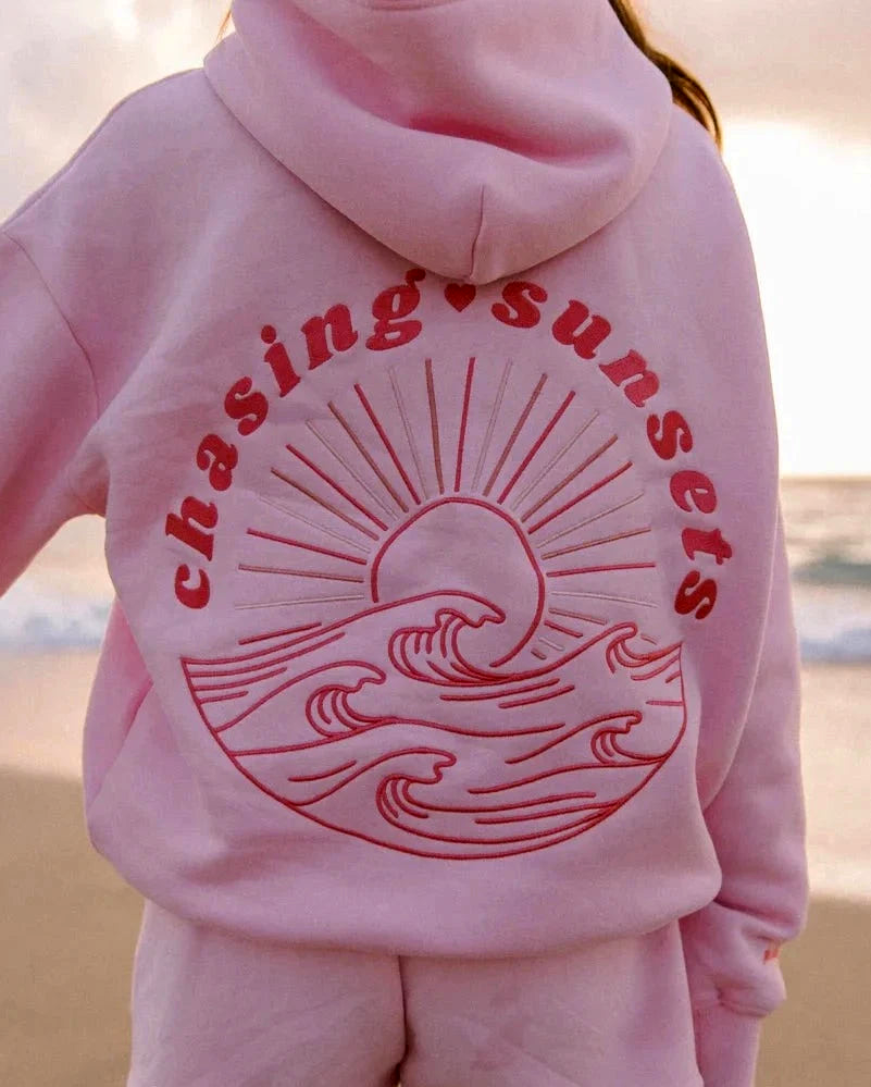 Sunset Pursuit Oversized Hoodie