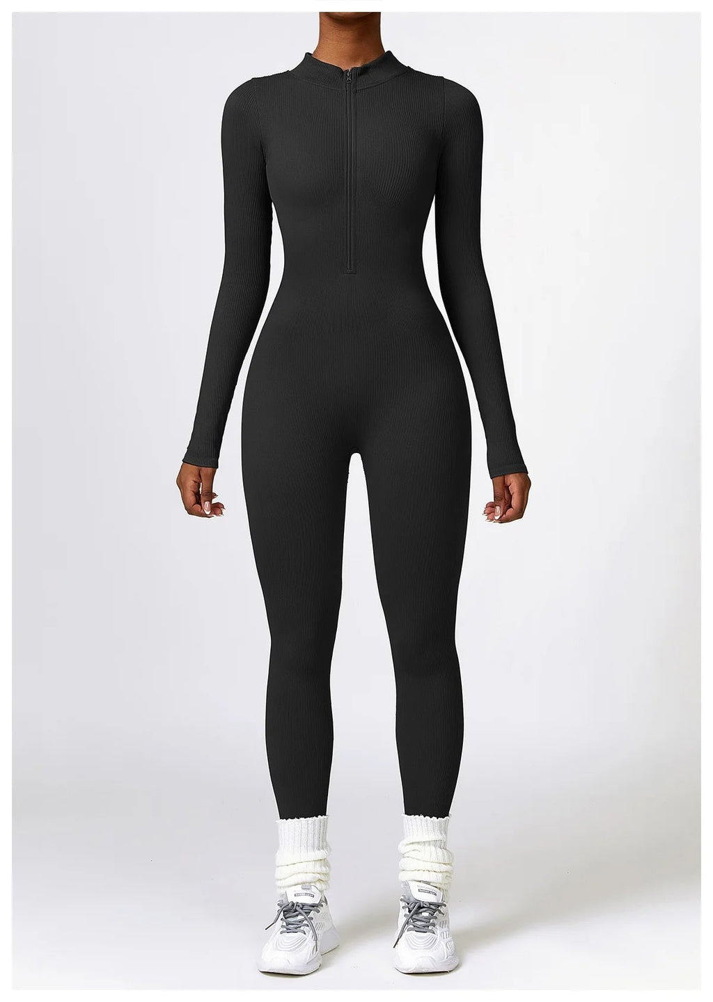 SERENA - Kombinéza na zip s dlouhým rukávem