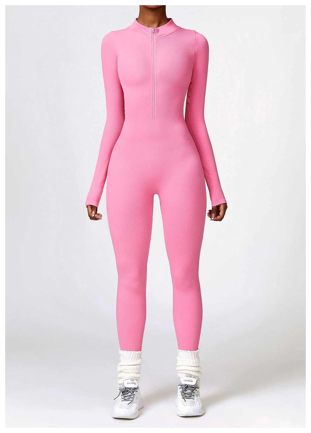 SERENA - Kombinéza na zip s dlouhým rukávem