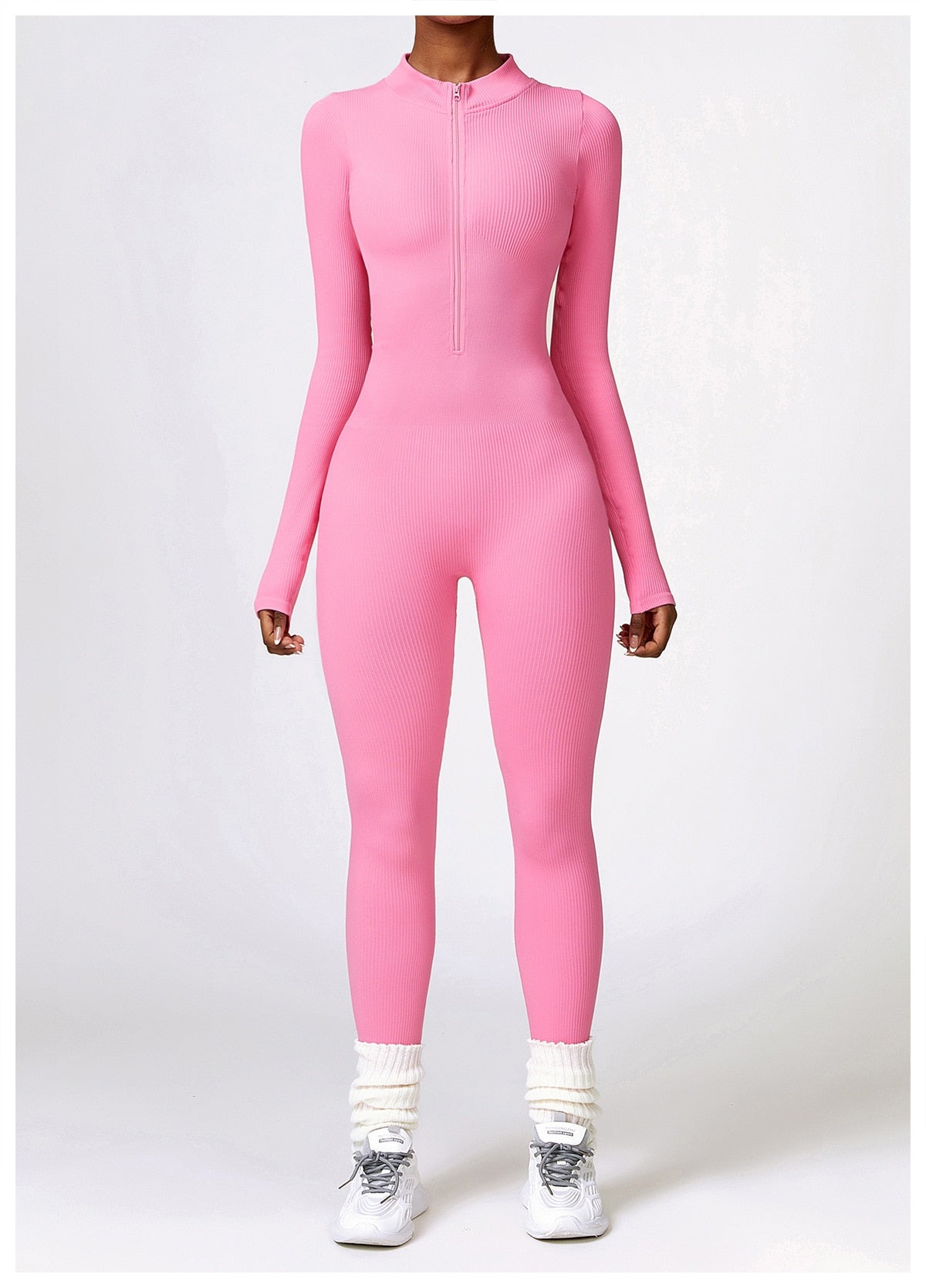 SERENA - Kombinéza na zip s dlouhým rukávem