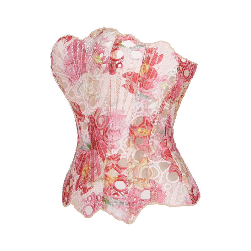 Maci | Korzetový top s krajkovým zavazováním