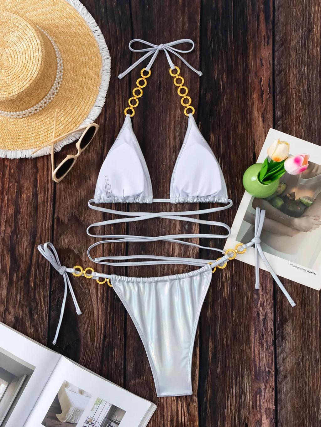 Viral Stříbrný/Holo Bikini