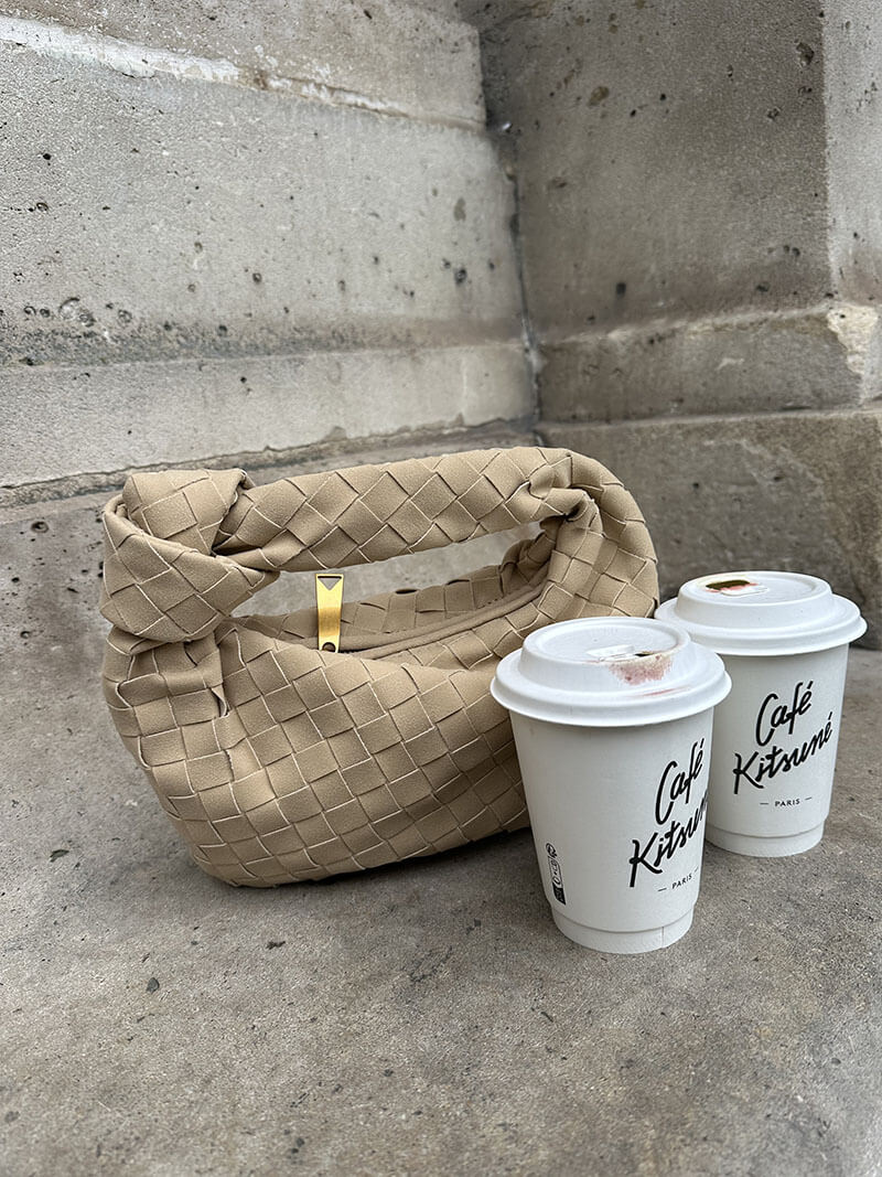 Tkaná taška mini semiš