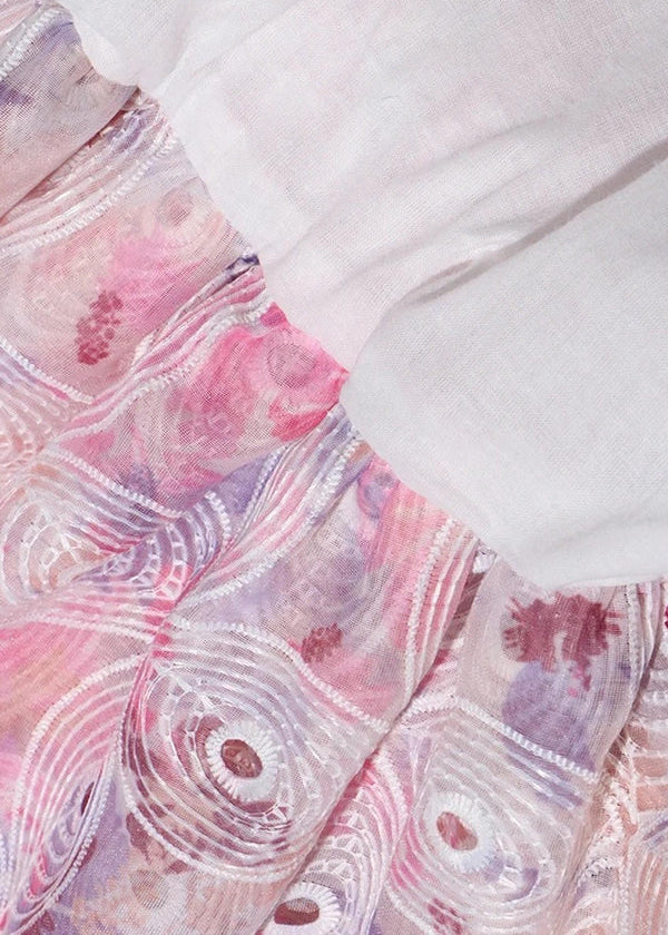 Cecilia | Šaty bez ramínek s květinovým vzorem